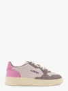 Autry Tricolor Suede Medalist Low Sneakers With Padded Collar In Multi