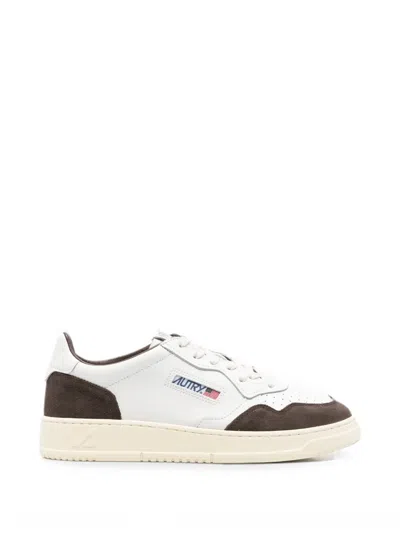 Autry Medalist Panelled Leather Sneakers In Multi