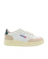 Autry Leather Medalist Low Sneakers In White