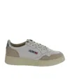 Autry Medalist Panelled Sneakers In Gray