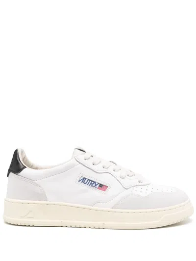 Autry Medalist Panelled Sneakers In White