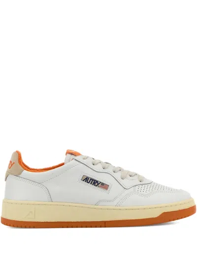 Autry Medalist Perforated-detail Sneakers In White
