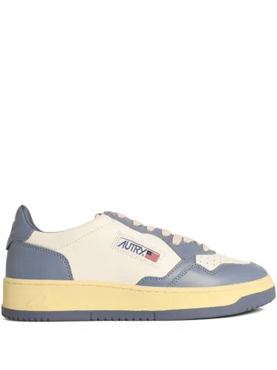 Autry Medalist Perforated Leather Low-top Sneakers In White