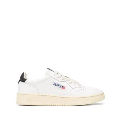 Autry Medalist Leather Sneakers In Animal Print