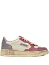 Autry Medalist Perforated-toe Sneakers In Purple