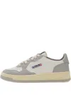 Autry Medalist Perforated Trainers In Gray