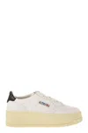 Shop Autry Medalist Platform - Leather Trainers
