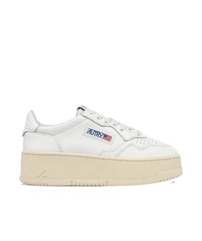 AUTRY AUTRY MEDALIST LOGO EMBROIDERED PLATFORM SNEAKERS