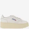 AUTRY MEDALIST PLATFORM LOW LEATHER SNEAKERS