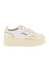 Autry Medalist Platform Low Sneakers In Multi