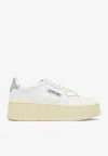 Autry Medalist Platform Low-top Sneakers In White