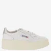 Autry Medalist Platform Sneaker In White