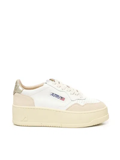 Autry Medalist Platform Sneakers In Multi