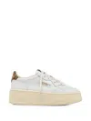 Autry Medalist Platform Sneakers In White