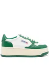 Autry Medalist Platform Sneakers In White