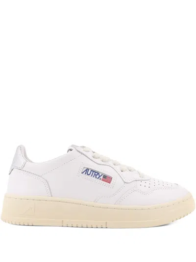 Autry Medalist Rounded-toe Lace-up Sneakers In Multi