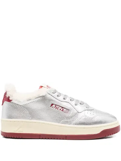 AUTRY MEDALIST SHEARLING SNEAKERS