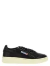 Autry Low-top Nappa Leather Sneakers With Rounded Toe In Black