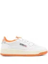 Autry Athletic Performance Sneakers Contrast Sole In Orange