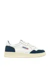 Autry Medalist Lowgoat Suede Wht Capri Sneakers In White