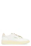 Autry Medalist Leather Low-top Sneakers In White