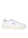 Autry White Leather Medalist Sneakers In White