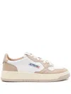 Autry Medalist Low-top Mixed Leather Sneakers