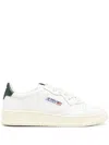 Autry Medalist Sneakers In White And Blue Leather