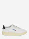 Autry Medalist Low White Sneakers With Contrasting Heel Tab In Leather Man