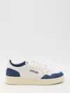 Autry Medalist Sneakers In White And Blue Leather In Multi