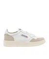 Autry Medalist Low Low-top Leather Sneakers In White
