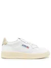 Autry Medalist Leather Low-top Sneakers In White