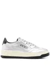 Autry Sneaker Medalist In Silver Leather