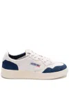 Autry Medalist Sneakers In White And Blue Leather In Multi