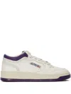 Autry Leather Sneakers With Perforated Toe In White