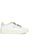 Autry White Leather Medalist Low Sneakers In White