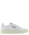 Autry Smooth Leather Sneakers With Rounded Toe In White