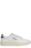 Autry Medalist Leather Low-top Sneakers In White
