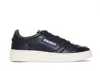 Autry Low-top Sneakers With Goat Leather Upper In Black