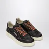 Autry Medalist Sneakers In Chocolate Pony Skin