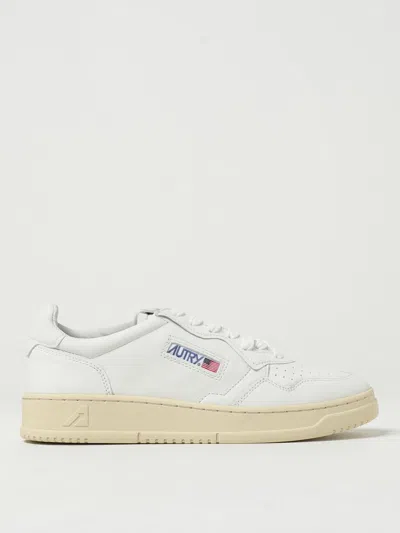 Autry Medalist Sneakers In Leather In White