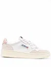 Autry Medalist'' Sneakers In Leather With Suede Inserts