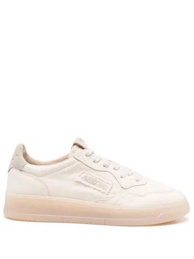 Autry Medalist Trainers In White Leather And Cotton