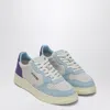 Autry Tri-color Suede Medalist Low Sneakers With Padded Collar In Multi