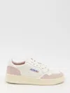 Autry Medalist Low-top Sneakers With Goat Leather In Pink
