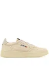Autry Ivory Denim Medalist Sneakers In Nude