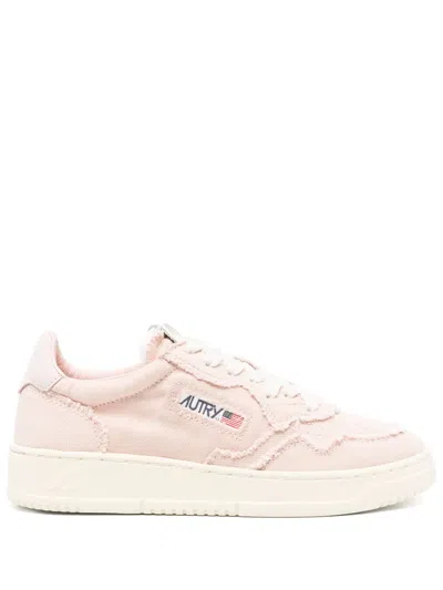 Autry Medalist Sneakers In Pink