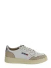 Autry Medalist Panelled Sneakers In White