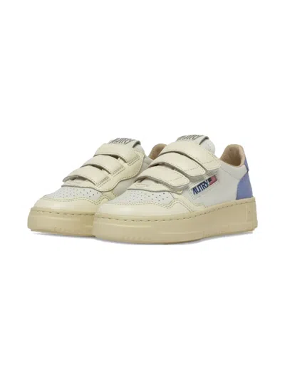 Autry Kids' Medalist Sneakers In White