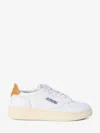 Autry Fendi Ff Squared Leather And Ff Canvas Reversible Belt In White